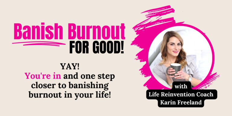 Banish Burnout Event Sign Up Thank You Page